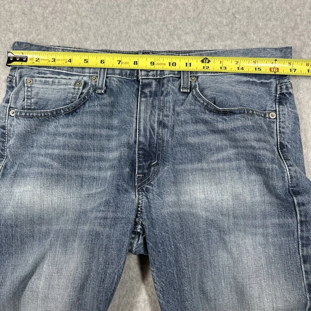 Levi's 514‎ Straight Fit Jeans Men's 32x32 Light Wash Denim Fade Paint Splatter